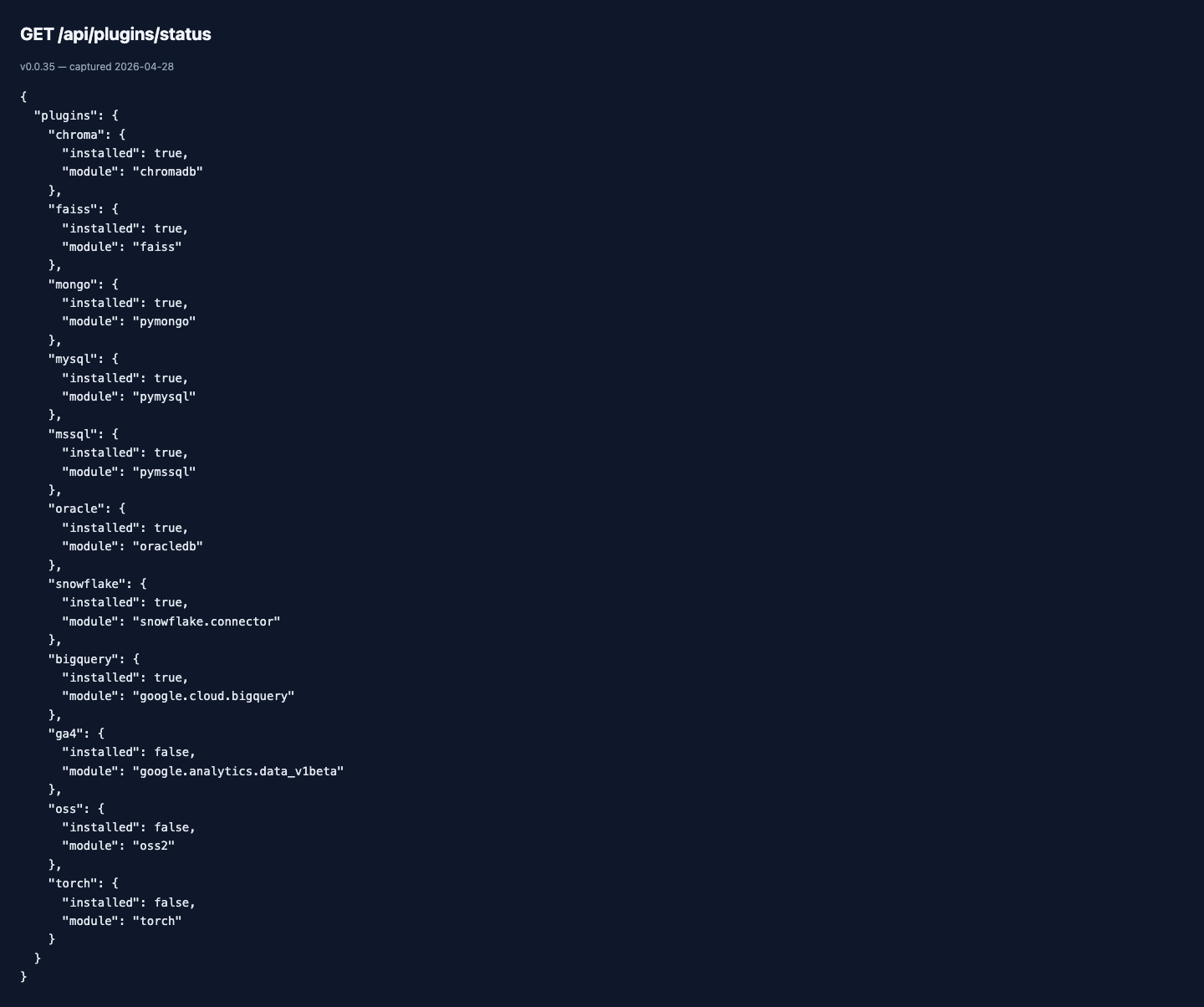 GET /api/plugins/status